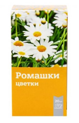 Купить ромашки аптечной цветки, фильтр-пакеты 1,5г, 20 шт бад в Бору