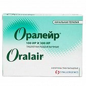 Купить оралейр, таблетки подъязычные 100ир 3 шт + 300ир, 28 шт от аллергии в Бору