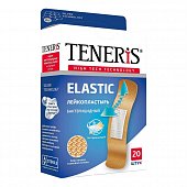 Купить пластырь teneris elastic (тенерис) бактерицидный ионы ag тканевая основа, 20 шт в Бору