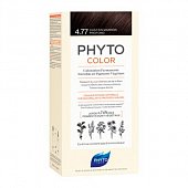 Купить фитосолба фитоколор (phytosolba phyto color) краска для волос оттенок 4,77 насыщенный глубокий каштан в Бору