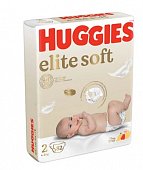 Купить huggies (хаггис) подгузники elitesoft 2, 4-6кг 82 шт в Бору