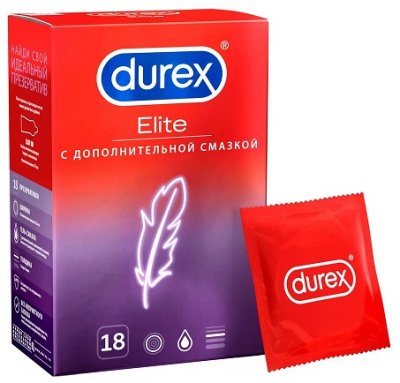 Купить durex (дюрекс) презервативы elite 18шт в Бору