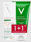 Купить vichy (виши) набор для лица: capital soleil флюид солнцезащитный spf50+, 40мл + normaderm phytosolution гель, 50мл в Бору